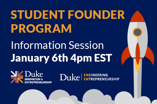 Student Founder Program Information Session January 6th 4pm EST Student Founder Program Information Session January 6th 4pm EST