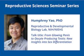 photo of Dr. Yao with title of talk photo of Dr. Yao with title of talk