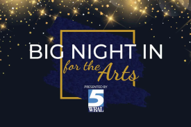 Big Night In for the Arts graphic Big Night In for the Arts graphic