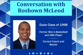 Conversation with Roshown McLeod poster Conversation with Roshown McLeod poster