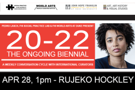 Rujeko Hockley at 20-22 The Ongoing Biennial Event Poster Rujeko Hockley at 20-22 The Ongoing Biennial Event Poster