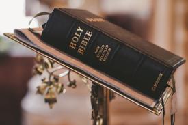 Bible on Stand