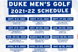 Men's Golf schedule