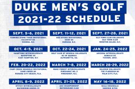 Men's Golf Schedule