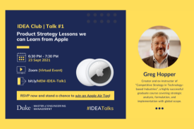 IDEA Talk poster featuring Greg Hopper IDEA Talk poster featuring Greg Hopper