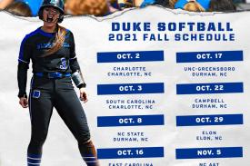 Fall schedule