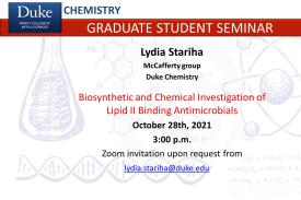 Ph.D. Defense Announcement - Stariha Ph.D. Defense Announcement - Stariha