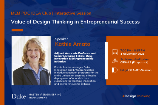 Interactive Session on Design Thinking for Entrepreneurial Success