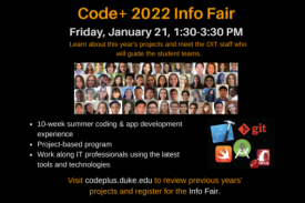 Code+ 2022 Info Fair