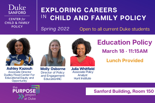Careers in Child and Family Policy, 3/18/22