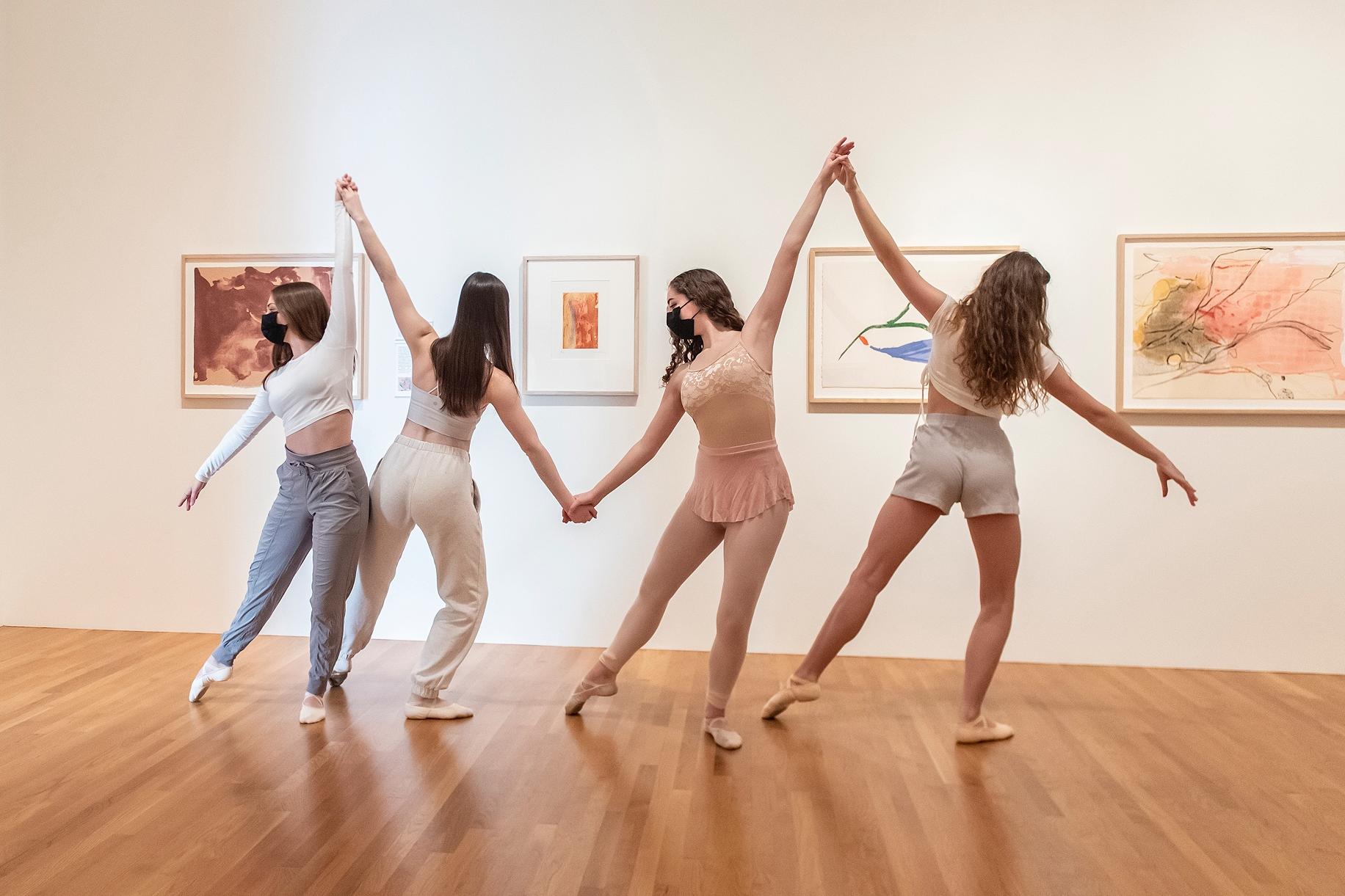 dancers respond to Frankenthaler prints