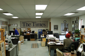People working at desks inside the newsroom at the small-town newspaper documented in &amp;amp;amp;amp;quot;Storm Lake&amp;amp;amp;amp;quot; film