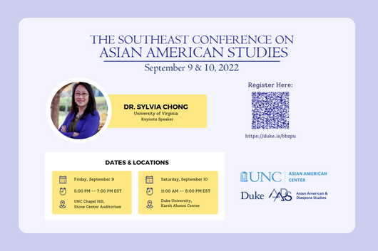 Southeast Conference on Asian American Studies poster