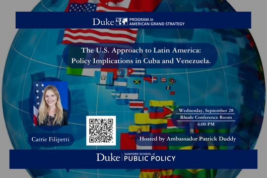 Carrie Filipetti - U.S. Approach to Latin America