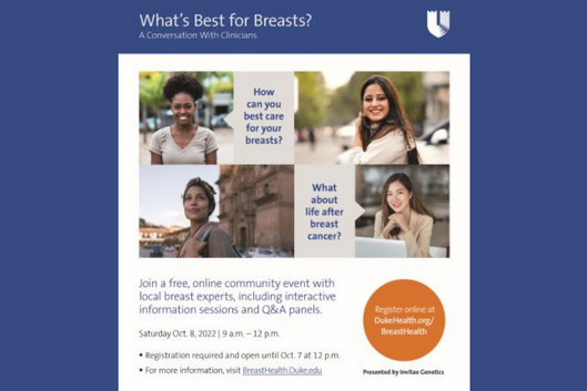 What is Best for Breasts? flyer