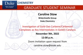 Ph.D. Defense, Stow, Caroline Ph.D. Defense, Stow, Caroline