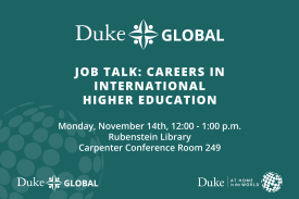 Job Talk Careers in International Higher Education