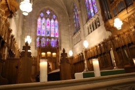Candles in Duke Chapel