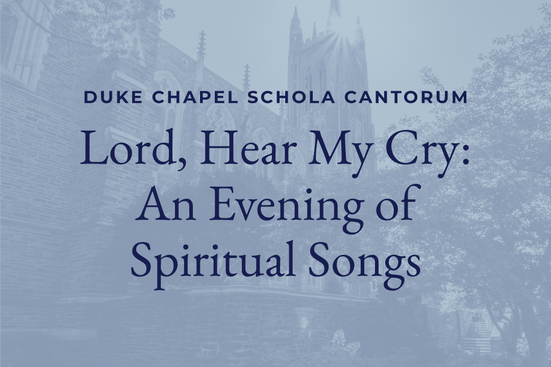 Concert: Lord, Hear My Cry