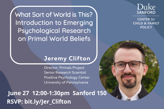 Primal World Beliefs featuring Jeremy Clifton 6/27