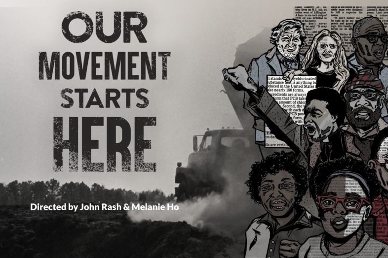 movie poster for the film Our Movement Starts Here