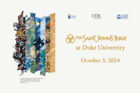 graphic for The Saint John's Bible events on Oct 3, 2024