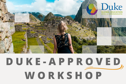 Duke-Approved Workshop Duke-Approved Workshop