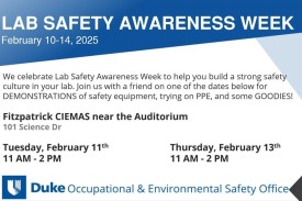 Lab Safety Awareness Week 2025