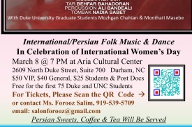 International/Persian Folk Music & Dance In Celebration of International Women’s Day