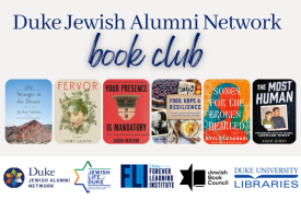 Duke Jewish Alumni Network Bookclub Promo