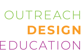 Outreach Design Education (ODE) logo text Outreach Design Education (ODE) logo text