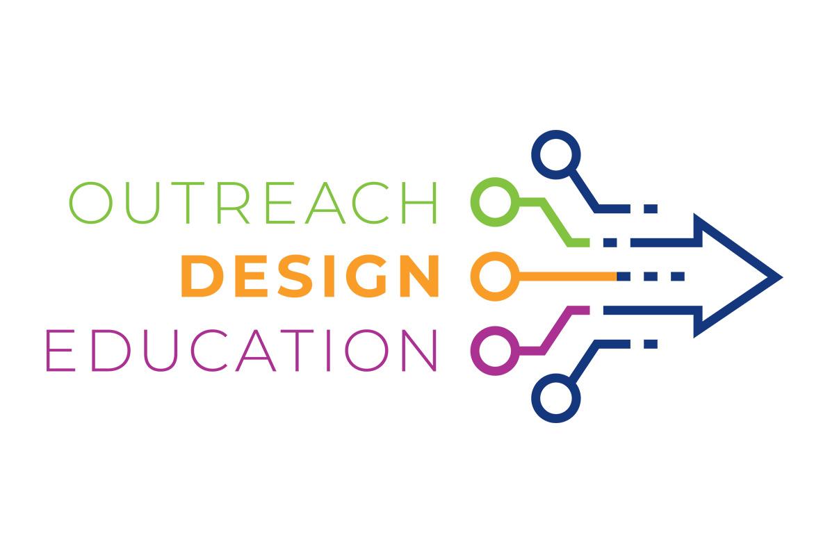 Outreach Design Education (ODE) logo text Outreach Design Education (ODE) logo text