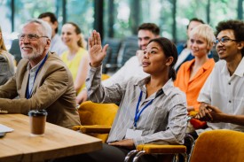 people diverse in workshop